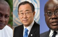 Ban Ki-Moon calls Mahama, Akufo-Addo over Ghana’s stabilty