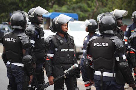 Police whisk away unaccredited NDC man for disrupting process