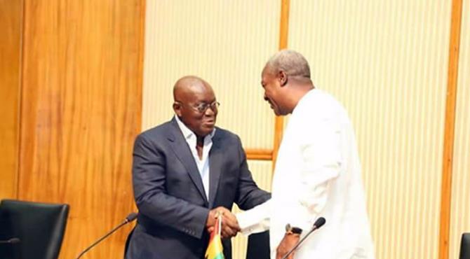 Handing over to Akufo-Addo-led government starts today