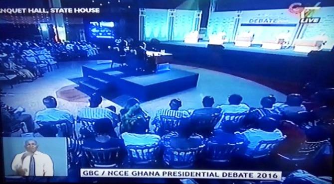 Six candidates battle for supremacy in GBC, NCCE 2016 Prsidential Debate