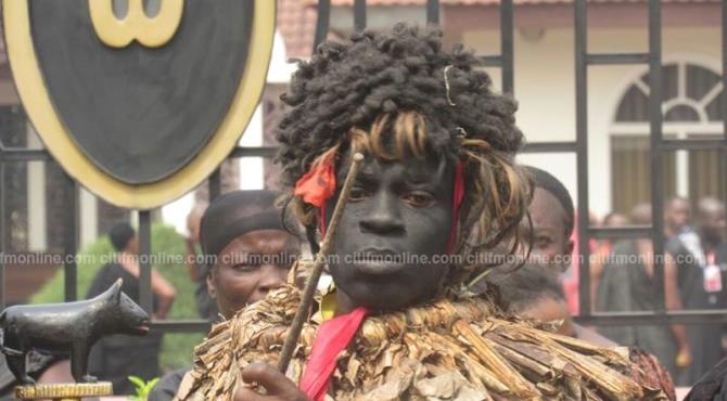 Thrilling cultural display at Asantehemaa’s burial rites [Photos]