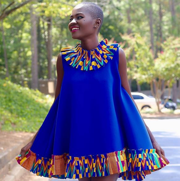 Hamamat Montia breaks the internet with kente-inspired outfit