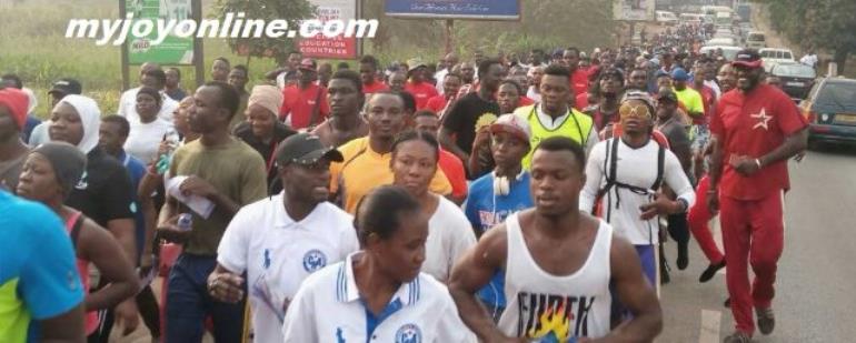 Photos: Luv FM's 2018 Fitness Walk Held In Kumasi