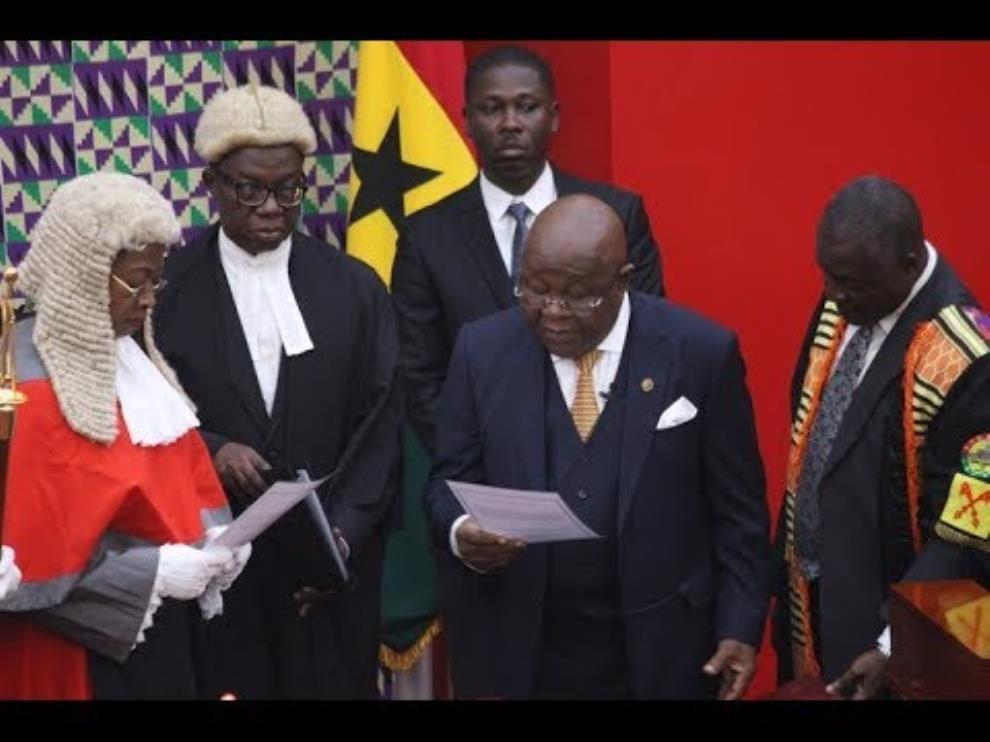 Speaker Oquaye Takes Oath Again To Act As President