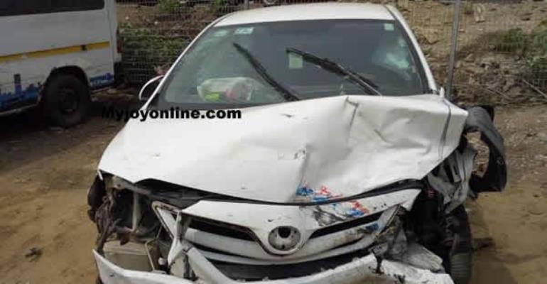 Many Injured As Bukom Banku Car Crashed Into Benz Sprinter