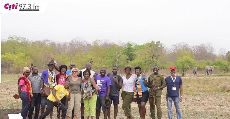 Citi FM's HeritageCaravan Day 4: Patrons tour Mole Park, Laribanga Mosque