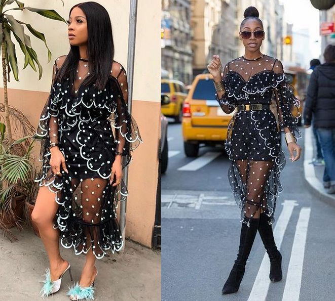 Who Wore It Better? Toke Makinwa VS Chinyere Adogu in Alice McCall
