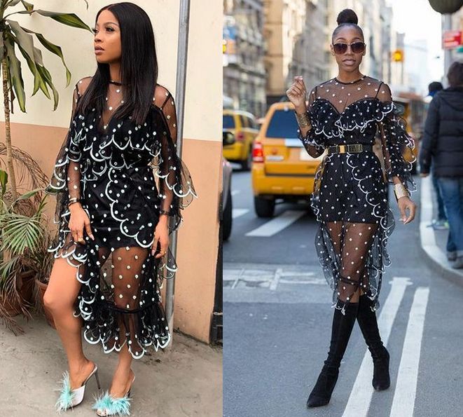 Who Wore It Better? Toke Makinwa VS Chinyere Adogu in Alice McCall