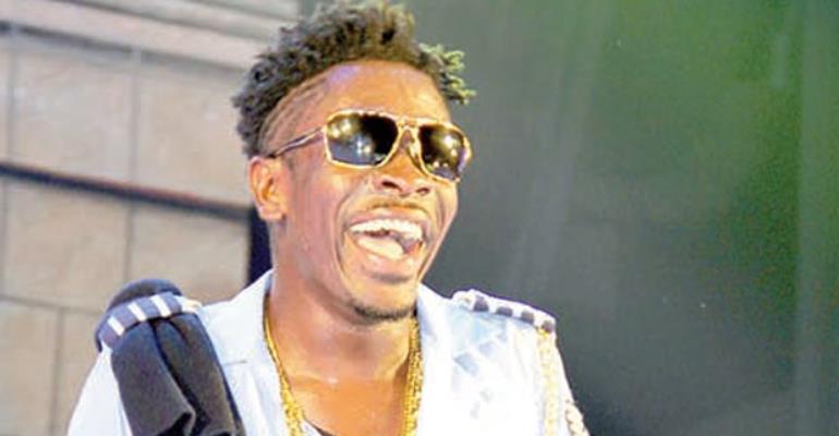 Video: Shatta Wale Goes Gaga; Displays His Huge ‘Stick’