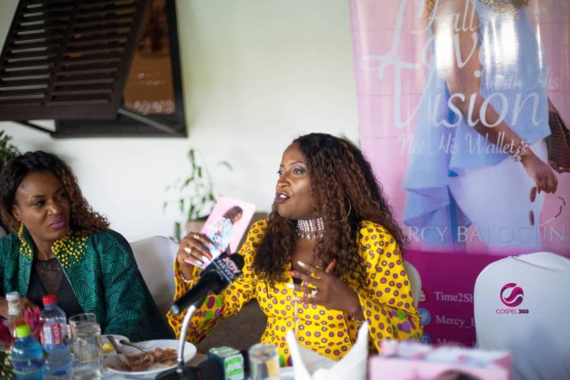 'Fall in love with his vision not his wallet' book by Mercy Balogun launched
