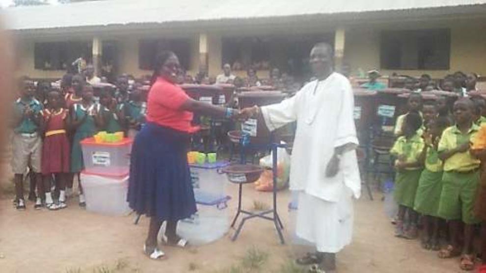 NGO Donates Sanitary Materials To Schools