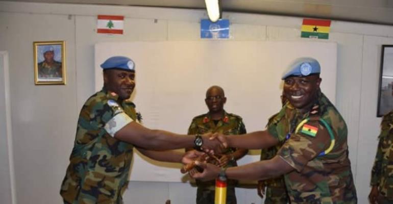 UNIFIL GHANBATT 85 Takes Over Command