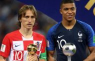2018 World Cup: Luka Modric, Kylian Mbappe, Thibaut Courtois Honoured
