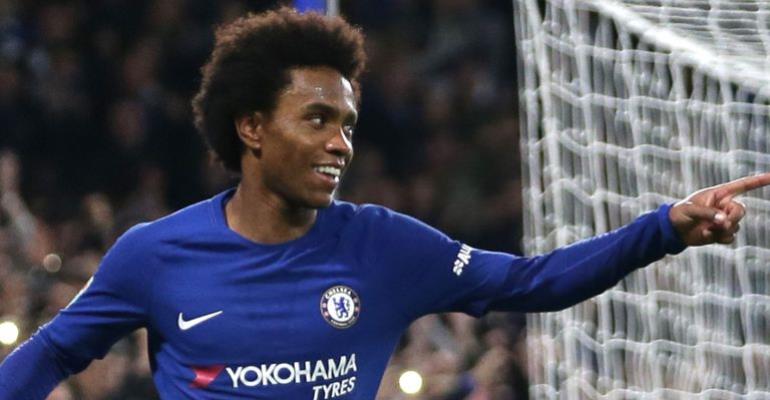 Chelsea's Willian Subject To Third Barcelona Bid In Excess Of £55m