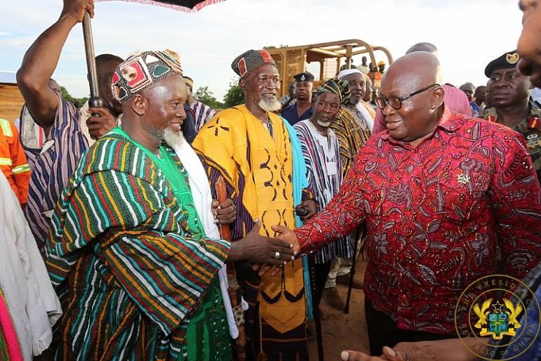 Akufo-Addo Cuts Sod For 25.7km Nasia-Janga Road In Northern Region