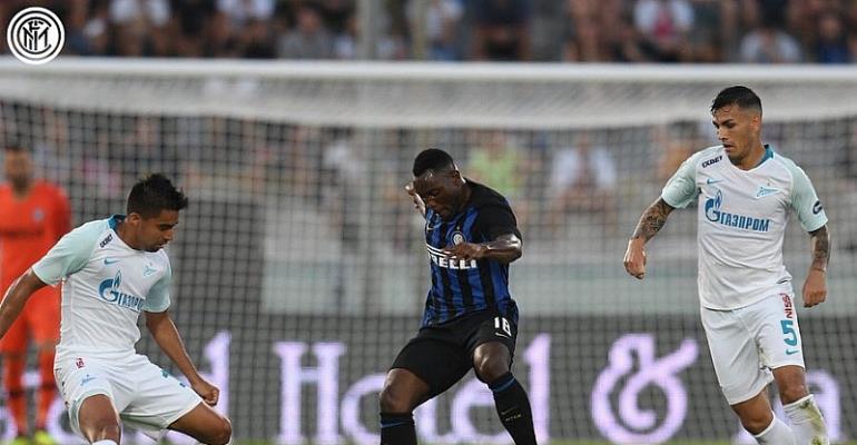 Match Report: Inter Milan 3 : 3 Zenit St Petersburg: Kwadwo Asamoah Excels In Six Goal Thriller