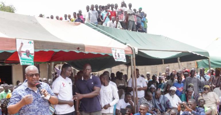 Mahama Says NPP Worried About His Comeback