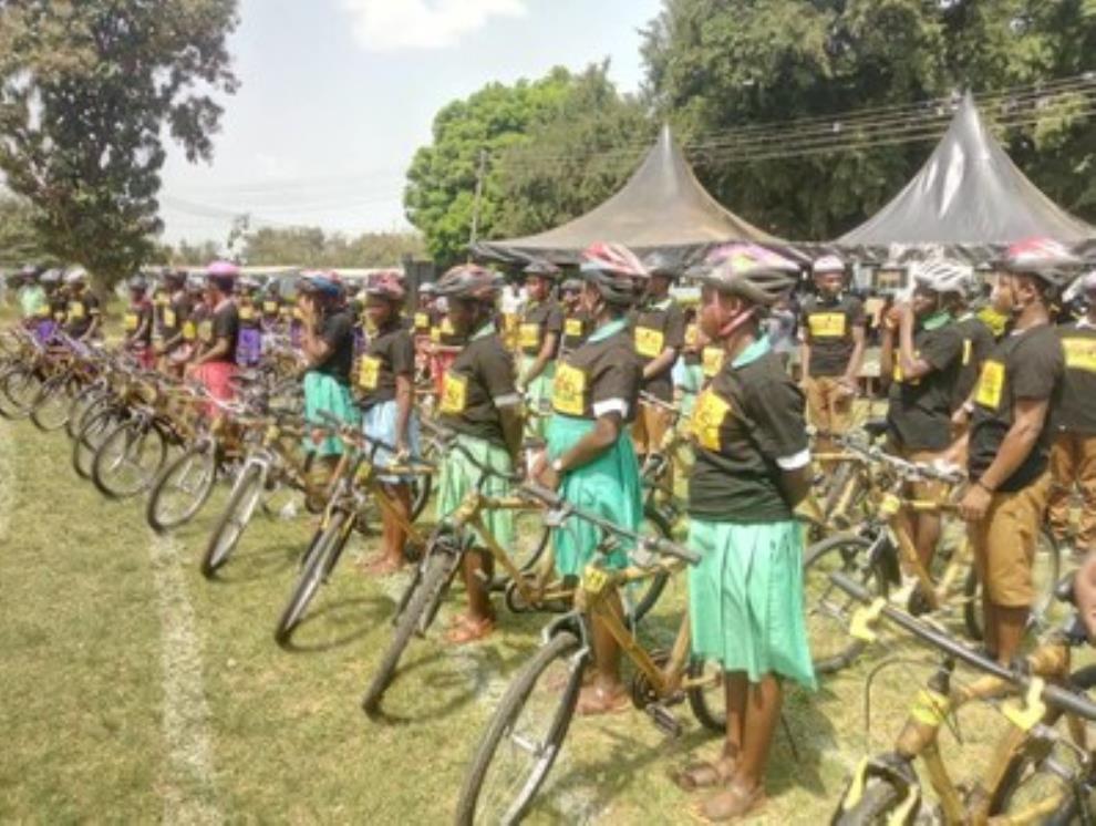 Brong Ahafo: African Bicycle Contribution Foundation Distributes Its 340th Free Bamboo Bicycle