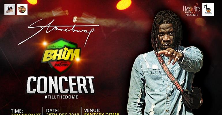 Stonebwoy Fill The Dome Concert Set For 28th December