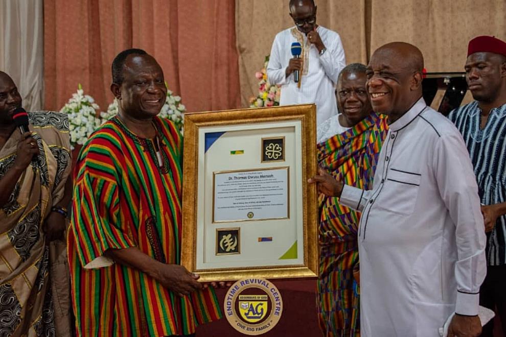 Dr. Thomas Mensah Honoured At Black Heritage Month