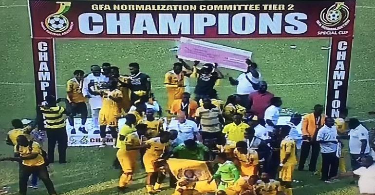 NC Special Competition: Ashanti Gold Beat Nzema Kotoko 1-0 To Emerge As Tier 2 Champion