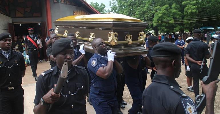 Murdered Police Woman Buried