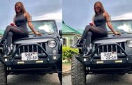Wendy Shay flaunts her newly customized Jeep Wrangler