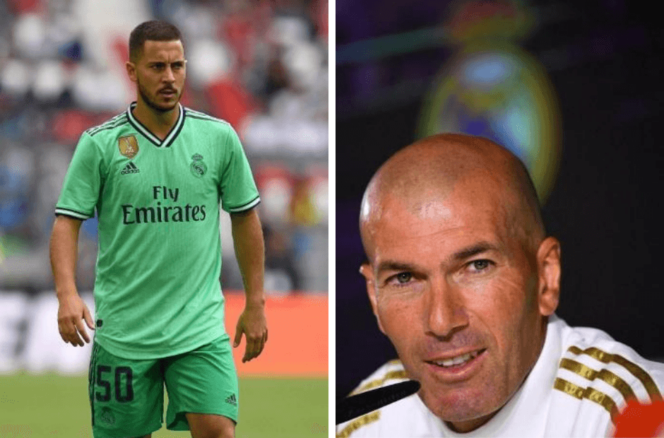 Eden Hazard is ready for his debut with Real Madrid, says coach Zinedine Zidane
