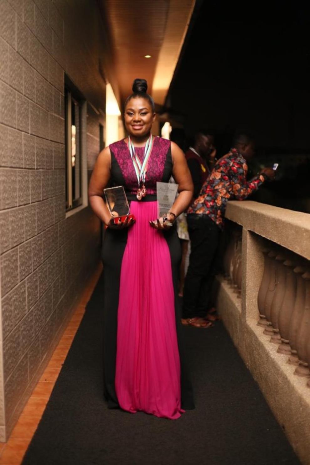 Adom TV's Afia Amankwah, Sandra Ohemeng shine at Actors and Entertainers Awards