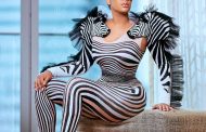 MTN 4Syte Music Video Awards: Haillie Sumney Turns Heads With Zebra Dress