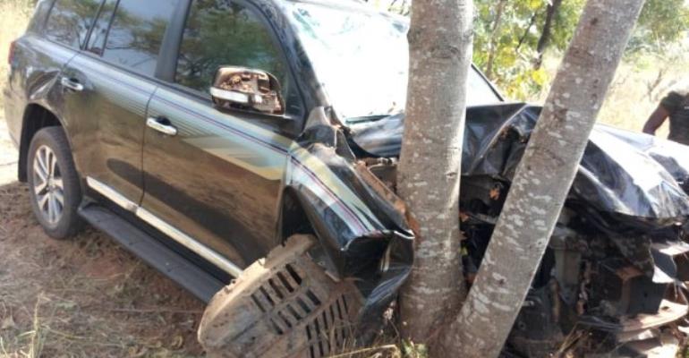 Abu Jinapor Involved In Car Crash At Busunu