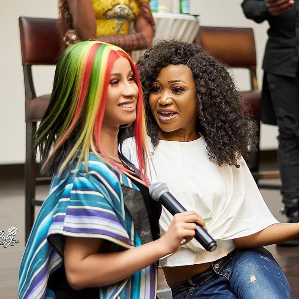 Cardi B Follows Akuapem Poloo On Instagram; Calls Her Twin Sister