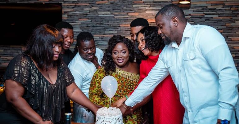 Jackie Appiah, Nadia Buari,Desmond Elliot, Mcbrown, Others Celebrate Roselyn Ngissah On Her Birthday