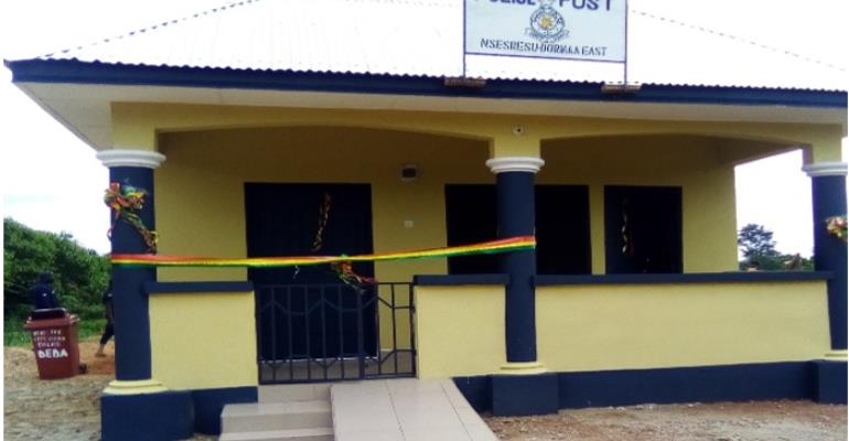 Dormaa East: Police Post Inaugurated At Nsesresu