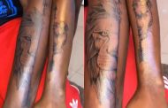 Fella Makafui Gets Her First Tattoo And It’s A Half Face Lioness [Photos]