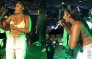 Watch the moment Yaa Jackson’s breast fell off during stage performance (VIDEO)