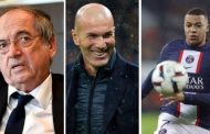 'Don't Disrespect the Legend Like That' - Mbappe Hits out at FFF President Le Graet Over Zidane Comments