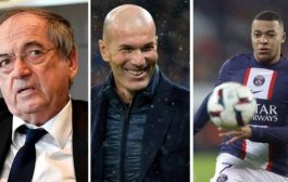 'Don't Disrespect the Legend Like That' - Mbappe Hits out at FFF President Le Graet Over Zidane Comments