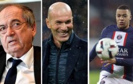 'Don't Disrespect the Legend Like That' - Mbappe Hits out at FFF President Le Graet Over Zidane Comments